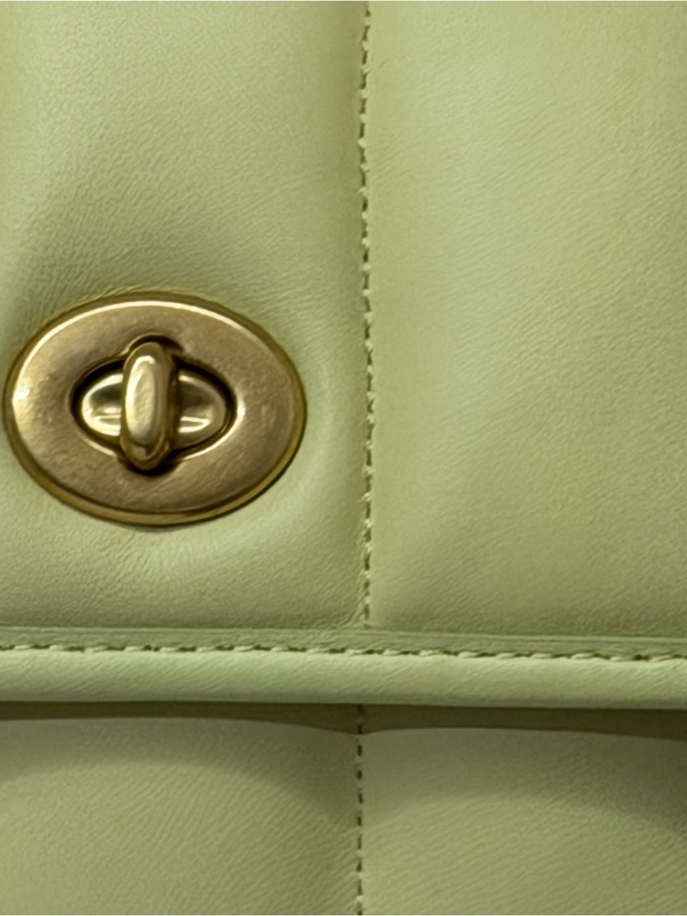 Yellow Coach Turnlock Clutch 20 - Picture 11 of 12
